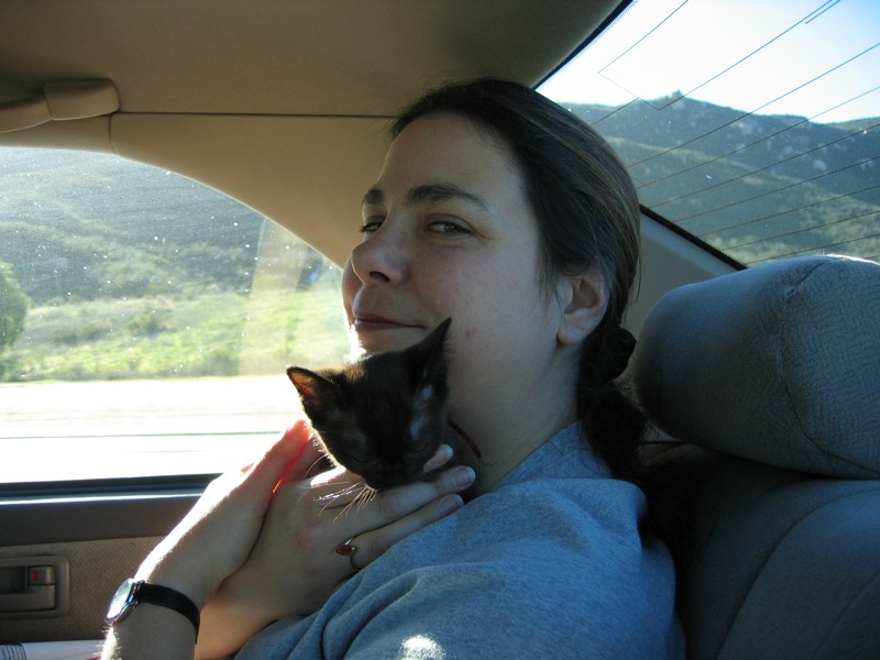 Sarah helping